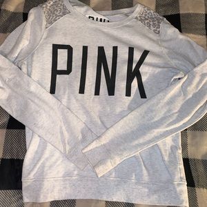 Pink pull over sweater